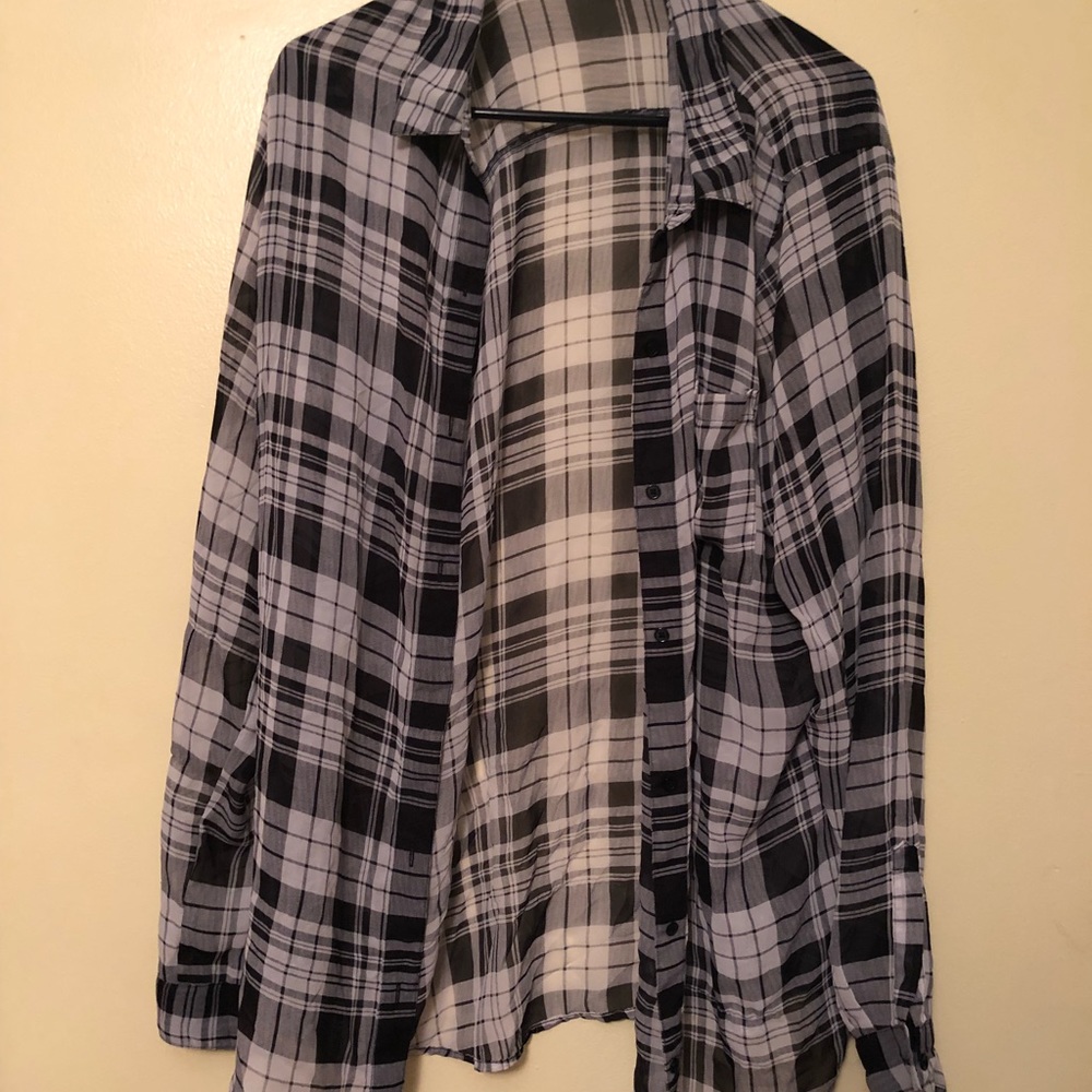 Sheer Old Navy button up